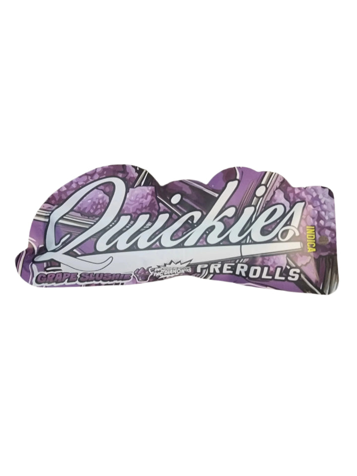 Quickies 1g Infused Flavor Preroll | INDICA | GRAPE SLUSHIE