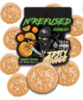 N'Refused Edibles THC Gummies ZESTY ORANGE | ENERGY