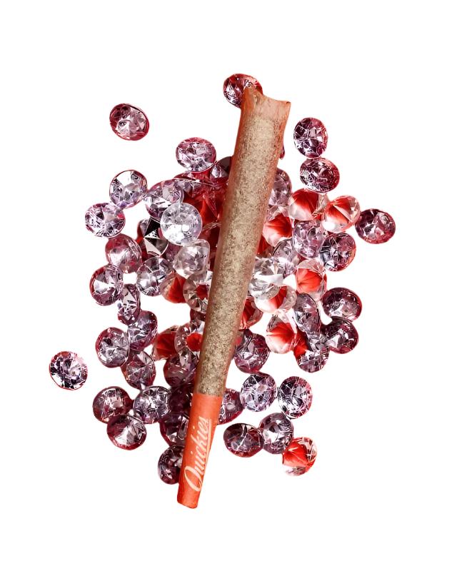 Quickies 1g Infused Flavor Preroll | INDICA | GRAPE SLUSHIE