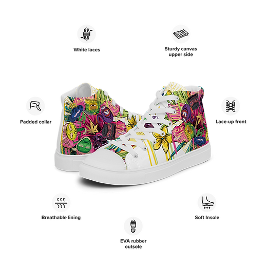 Strange Strains Canvas Shoes Collection PURPLE URKLE