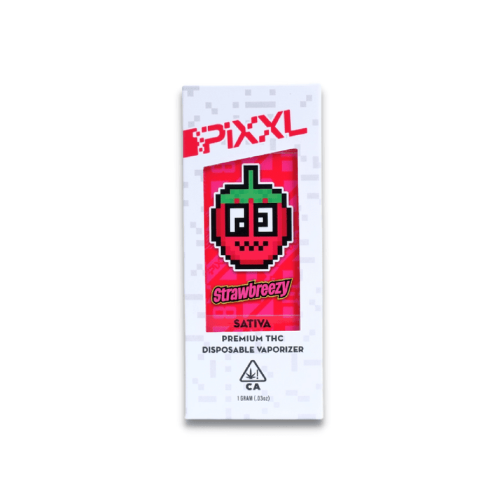 PiXXL 1g THC Premium Disposable Vape STRAWBREEZY - ID Delivery Service