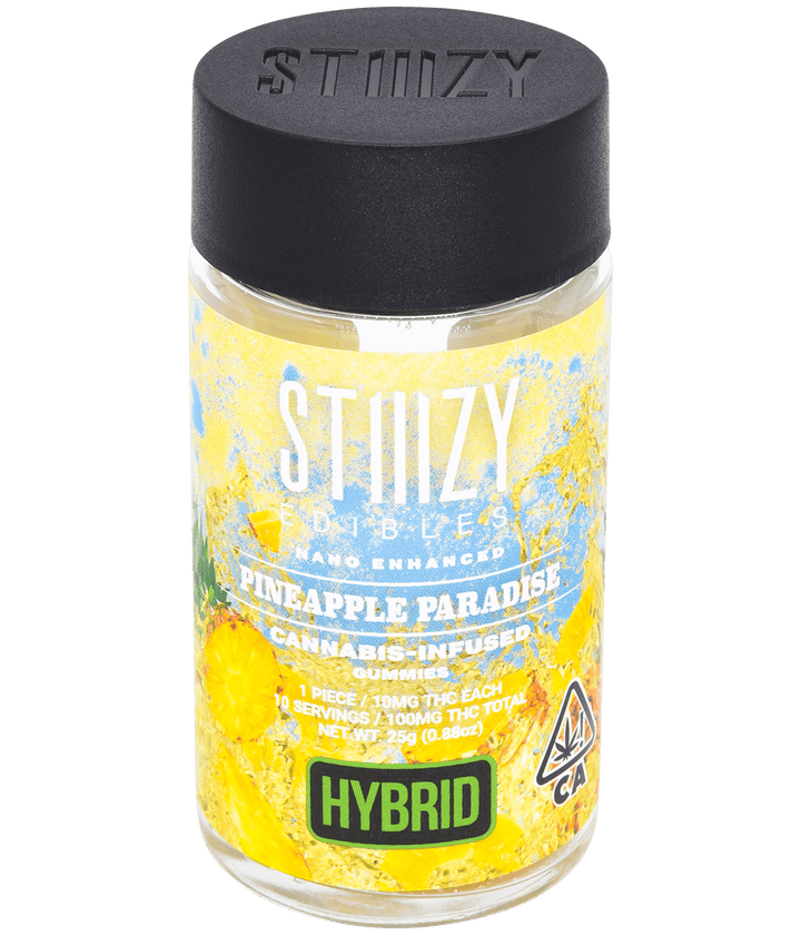 STIIIZY 100mg THC Gummy PINEAPPLE PARADISE - ID Delivery Service